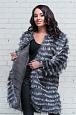 Меховая накидка из чернобурки фото №2